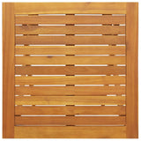 Garden Table Folding Natural 60 x 60 x 72 cm Solid Acacia Wood 4105490