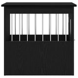 Dog Crate Furniture Black Oak 45x62x59 cm Engineered Wood 862174