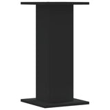 ZNTS Plant Stands 2 pcs Black 30x30x60 cm Engineered Wood 3307856