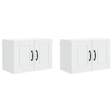 Wall Cabinet PORTO 2 pcs White 60 x 31 x 40 cm Engineered Wood 885266