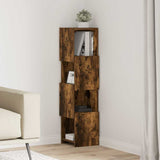 Corner Cabinet 25.5x25x102cm Engineered Wood Smoked Oak 889809