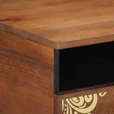 Coffee Table Honey Brown 80 x 54 x 40 cm Solid Mango Wood 4018749