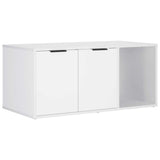 Cat Crate Furniture White 100 x 49 x 45 cm Engineered Wood 8014751