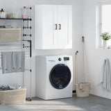Wall Mounted Cabinet White 69.5x34x90 cm Engineered Wood 830380