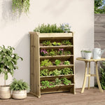 ZNTS Herb Planter 6-Tier 69x40x101.5 cm Impregnated Wood Pine 855052