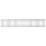 Gabion Raised Bed 2 pcs Silver 3422222