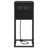 Bedside Cabinet Black Oak 41.5 x 26 x 60.5 cm Engineered Wood 859600