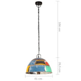 Industrial Vintage Hanging Lamp 25 W Multicolour Round 41cm E27 320545