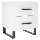 Bedside Cabinets 2 pcs White 40x35x47,5 cm Engineered Wood 827357