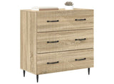 Drawer Cabinet Sonoma Oak 66 x 34.5 x 89.5 cm Engineered Wood 894837
