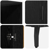 Highboard Black Oak 69.5 x 34 x 180 cm 3416230