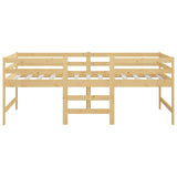 Bed Frame without Mattress 90x200 cm Solid Wood Pine 833095