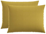 Cushion with Pillow HEERLEN 2 pcs Light Green Fabric 928182