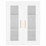 Highboard White 69.5x34x180 cm Engineered Wood 3198521