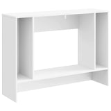 Console Table Striped White 101 x 29 x 74 cm Engineered Wood 899877