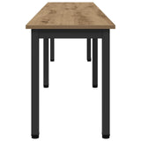 Bench Artisian Oak 200 x 35 x 45 cm Engineered Wood 892613