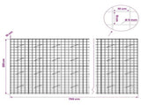 Gabion with 5 mm Wire and 10x10 cm Mesh 750x10x200 cm 3464985