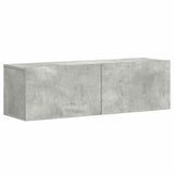 3 Piece TV Cabinet Set Concrete Grey Engineered Wood 3079076