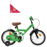 Kids Bike 16 Inches for 4-6 Years Old Green 42009644