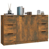 Sideboards 3 pcs Smoked Oak Engineered Wood 3115841