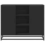 Sideboard Black 92x35x76 cm Engineered Wood 849014