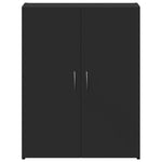 ZNTS File Cabinet Black 60x32x77.5 cm Engineered Wood 840766