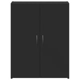 ZNTS File Cabinet Black 60x32x77.5 cm Engineered Wood 840766