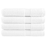 Premium Towels "SOLUND" 4 pcs White 100x200 cm 600 gsm 137141