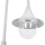 ZNTS Garden Post Light E27 120 cm Aluminium White 44210