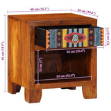Bedside Cabinet 2 pcs 40x35x45 cm Solid Wood Acacia 4016490