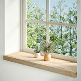 Window Sills 2 pcs Untreated 70x25x2 cm Solid Wood Oak 4009101