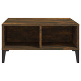 Coffee Table Smoked Oak 60x60x30 cm Engineered Wood 813167