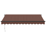 Automatic Retractable Awning Brown 350x250 cm 3215714