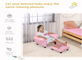 Toddler Chair Children's Armchairs Wood Frame w/ Footrest Anti-Slip Legs High Back Arms for Bedroom T3398P379080