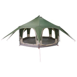 Family Tent Green 5-Person 185T Polyester with PU Coating 42017394