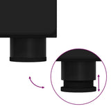 Bathroom Furniture Set TULUM 2 pcs Black 60 x 34 x 63 cm 3398015
