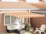 Retractable Awning Yellow and Orange 300 x 250 cm 3329961