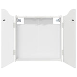Dartboard Cabinet High Gloss White 56 x 12 x 63 cm 8006655