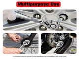 216 PCS Socket Set 1/4 3/8 1/2" Spanner Drive Ratchet Wrench Mechanic Tool Kit 93790399