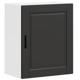 Kitchen Wall Cabinet Porto Black Engineered Wood 854039