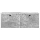 Wall-Mounted TV Cabinet 78.5 x 41 x 30 cm Concrete Grey 899198