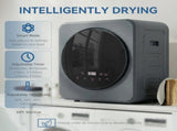 Vented Tumble Dryer, 4 kg Front Tumble Dryer with Stainless Steel Tub, 800W Compact Freestanding T3398P550259