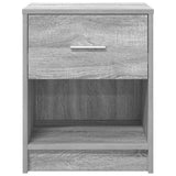 Bedside Cabinets 2 pcs with Drawer Grey Sonoma 40x34x50 cm 858778