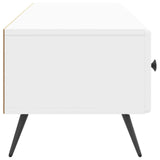 TV Cabinet High Gloss White 147 x 34.5 x 30 cm Engineered Wood 895629