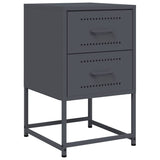 Bedside Cabinet Anthracite 36x39x60.5 cm Steel 846462