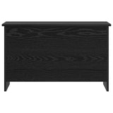 Storage Chest Black Oak 80 x 40 x 50 cm Engineered Wood 8011260