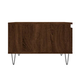 Coffee Table Brown Oak 55x55x36.5 cm Engineered Wood 830763