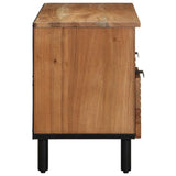 TV Cabinet with Drawer Brown 100 x 33 x 46 cm Solid Mango Wood 4017774