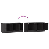 TV Cabinet Black 99x39x44 cm Steel 841643