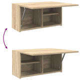 Bathroom Wall Cabinet Sonoma Oak 60x25x30 cm Engineered Wood 860060